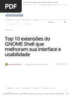 Top 10 Extensões Do GNOME Shell Que Melhoram Sua Interface e Usabilidade