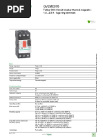 TeSys GV2 - GV2ME076 PDF