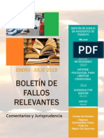 Boletín de Fallos Relevantes Enero Julio 2019