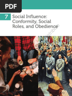 Social Influence: Conformity, Social Roles, and Obedience: Post, or Distribute