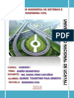 Memoria Descriptiva Diseno Geometrico de Carreteras