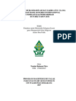 Tanggapan Muhammadiyah Dan Nahdlatul Ulama Terhadap Hasil Kongres Internasional Unifikasi Kalender Hijriah Di Turki Tahun 2016