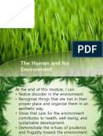 Module 7 - Human Person in His Environment