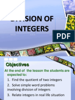 Division of Integers