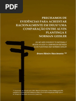 Precisamos de Evidências para Acreditar Racionalmente em Deus? Uma Comparação Entre Alvin Plantinga e Norman Geisler.