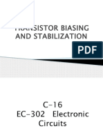 Transistor Biasing and Stabilization: Lesson - 1