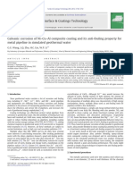 Surface & Coatings Technology: G.G. Wang, L.Q. Zhu, H.C. Liu, W.P. Li