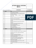 MASTER DAFTAR INDUK CATATAN MUTU 2012 Rev.00