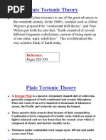 Lesson 4 - Plate Tectonic Theory