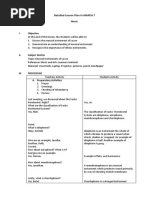 Detailed Lesson Plan in MAPEH 7