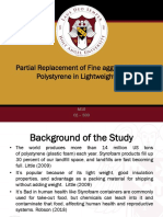 M10 - Partial Replacement of Fine Aggregate Using Polystyrene in Lightweight CHB-CE-503