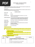 NCM 101 Course Outline