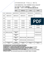 Horarios de 7mo Sem 1920 Modulo 2