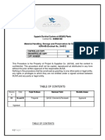 Method of Statement Material Handling, Preservation and Storage