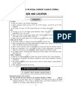 India Size and Location Class 9 Notes