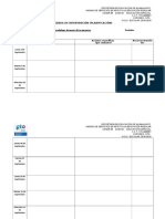 Agenda de Intervención Psicologia (Planificacion) en Blanco