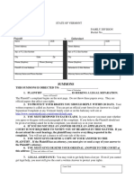 Form 816 No Kids: Summons