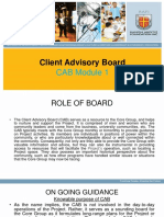 Client Advisory Board: CAB Module 1