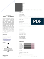 Appleseed Resume Template