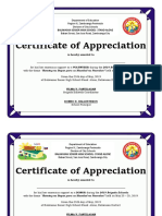 Sample Certificate