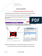 TB - FX5U GXW3 Using File Password and Permanent PLC Lock Function