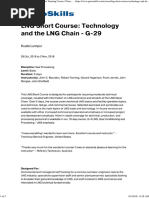 LNG Short Course - Technology & LNG Chain Training Course - PetroSkills - John M