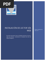 Instalacion de Lector Via Web - v7