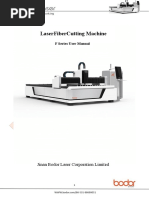 Laser Fiber Cutting Machine-F Series User Manual