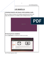 Installation of Ubuntu 14