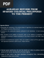 Agrarian Reform