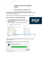 Installation Instructions On Windows With Latest Updated Installer Final PDF