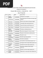 Project Div A Property Law 2019