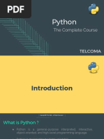 Python The Complete Course For Beginners by TELCOMA