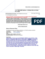 Activity in Case 1:15-cv-11880-ADB Harihar v. US Bank NA Et Al Order On Motion To Disqualify Judge