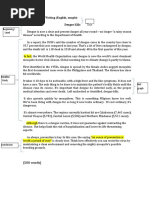 Science & Health Writing (English, Sample) Dengue Kills Title