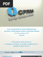 Processos Hidrológicos - Inundações, Enchentes, Enxurradas e Alagamentos Na Geração de Áreas de Risco PDF