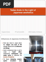 Tadao Ando in The Light of Japanese Aesthetics