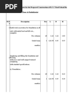 Building Estimate