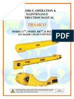 Tramco: Assembly, Operation & Maintenance Instruction Manual