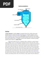 Cyclonic Precipitators:: Cyclone Separators or Simply Cyclones Are Separation Devices (