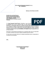 Carta de Compromiso Samat