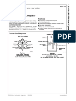 LM1458/LM1558 Dual Operational Amplifier: General Description Features