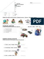 Examen 1er Año Fila A