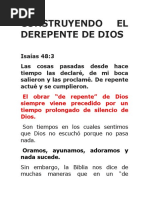 Construyendo El Derepente de Dios