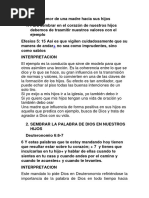 El Amor de Una Madre Hacia Sus Hijos Predica