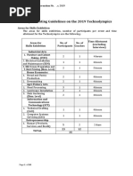 2019 Technolympics Implementing Guidelines