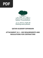 Qatar Foundation HSE Requirements