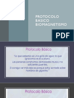 PROTOCOLO BASICO BIOMAGNETISMO Mayda