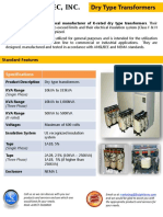 Dry Type Transformers