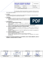 OPE-PR-750-042-0 Ensayo de Contenido de Fibra Del Shotcrete